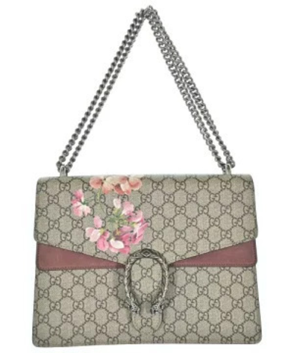 Gucci Shoulder bag Beige Cream fluorescent green